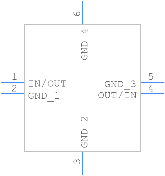 ECS-96SMF21A30 - ECS - PCB symbol
