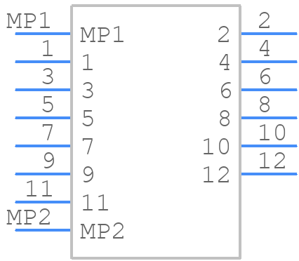 505094-1200 - Molex - PCB symbol