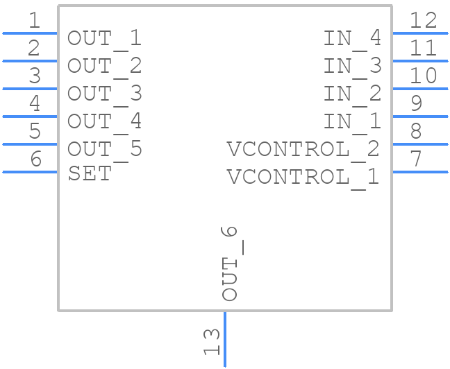 LT3083MPDF#PBF - Analog Devices - PCB symbol
