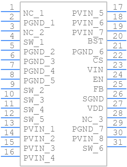 MIC27600YJL-TR - Microchip - PCB symbol