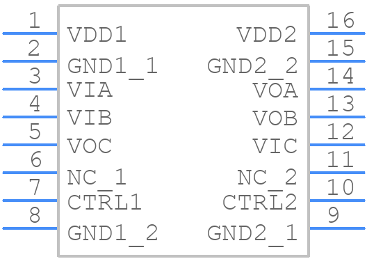 ADUM1311ARWZ-RL - Analog Devices - PCB symbol