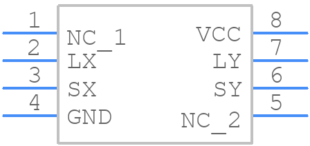 P82B715DR - Texas Instruments - PCB symbol