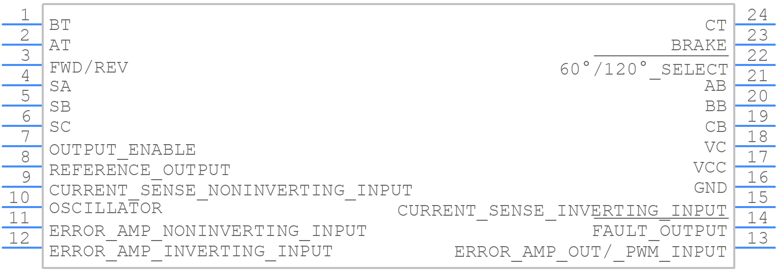 MC33035P - onsemi - PCB symbol