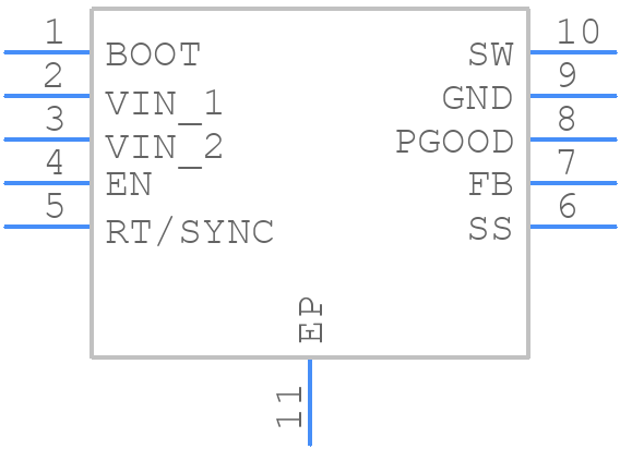 LMR14050SQDPRTQ1 - Texas Instruments - PCB symbol