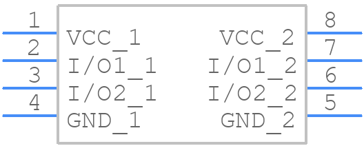USB6B1RL - STMicroelectronics - PCB symbol