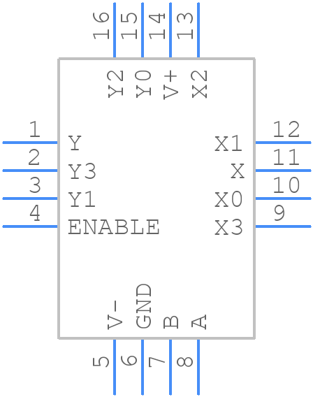 DG4052EEN-T1-GE4 - Vishay - PCB symbol