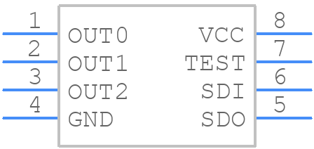 TLC59731DR - Texas Instruments - PCB symbol