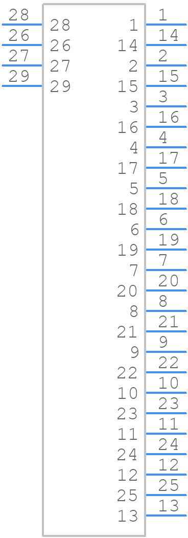 190-025-263R001 - NorComp - PCB symbol