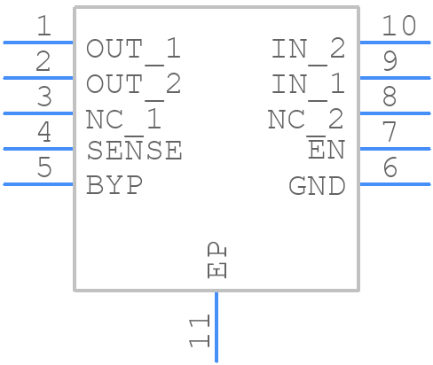 IFX54441LDV33XUMA1 - Infineon - PCB symbol