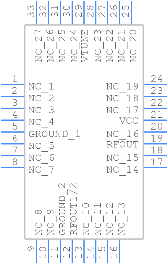 HMC1166LP5E - Analog Devices - PCB symbol