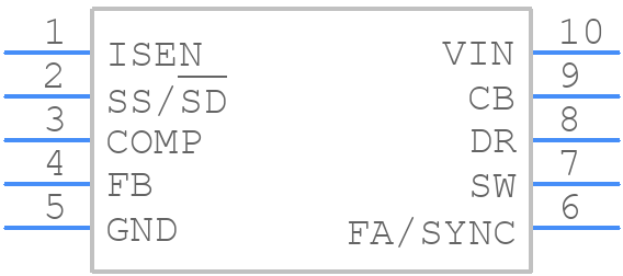 LM3487QMM/NOPB - Texas Instruments - PCB symbol
