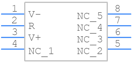 LM334SMX/NOPB - Texas Instruments - PCB symbol