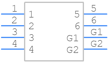 B65808N1006D001 - TDK - PCB symbol