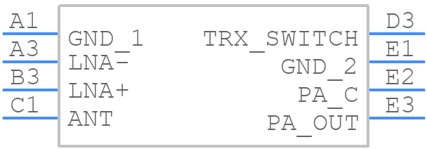 BALF-112X-01D3 - STMicroelectronics - PCB symbol
