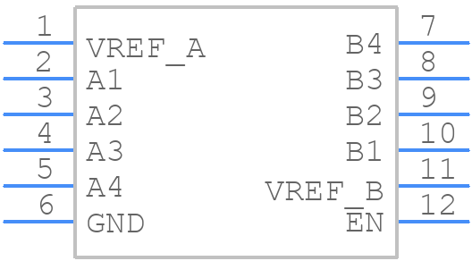 LSF0204RUTR - Texas Instruments - PCB symbol