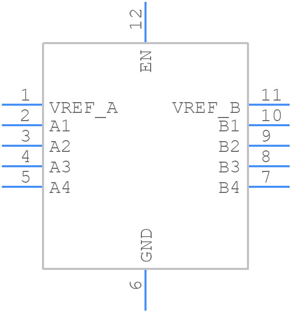 LSF0204DRUTR - Texas Instruments - PCB symbol