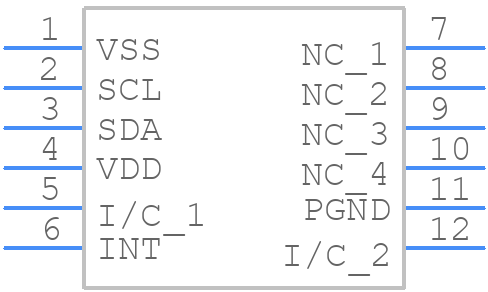 TCS34087M - ams OSRAM - PCB symbol