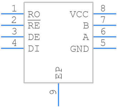LTC2850HDD#PBF - Analog Devices - PCB symbol