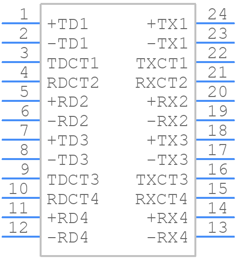 HX1294FNL - Yageo Group - PCB symbol