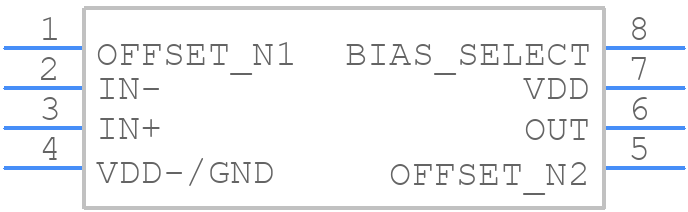 TLC251CPE4 - Texas Instruments - PCB symbol