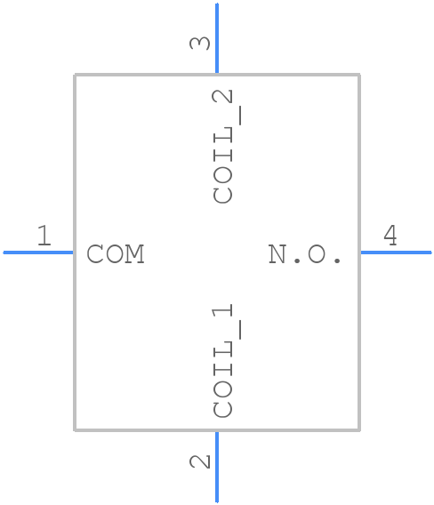 HE24-1A83-02 - Meder - PCB symbol