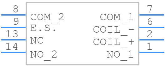 HE721A0500 - LITTELFUSE - PCB symbol