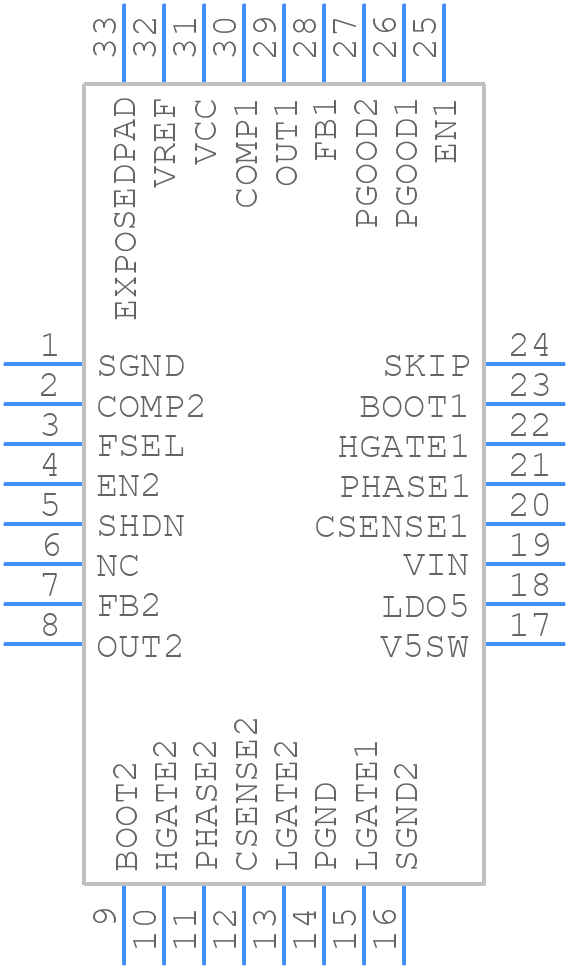 PM6680 - STMicroelectronics - PCB symbol