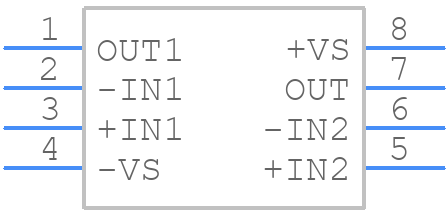 AD8056ARMZ-REEL - Analog Devices - PCB symbol