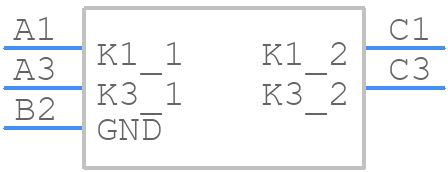ESDA14V2-4BF3 - STMicroelectronics - PCB symbol