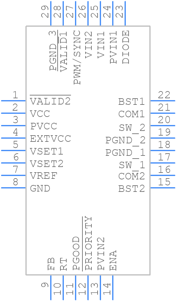 LTC3126EUFD#TRPBF - Analog Devices - PCB symbol