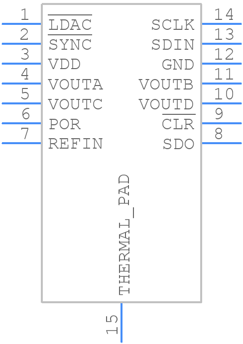 DAC80004IDMDT - Texas Instruments - PCB symbol