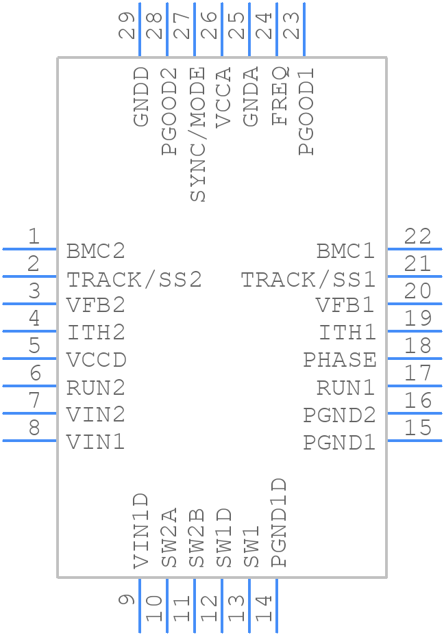LTC3546EUFD#TRPBF - Analog Devices - PCB symbol