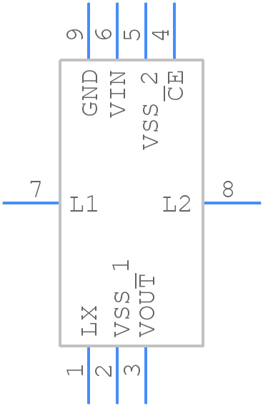 XCL202B181BR-G - Torex - PCB symbol