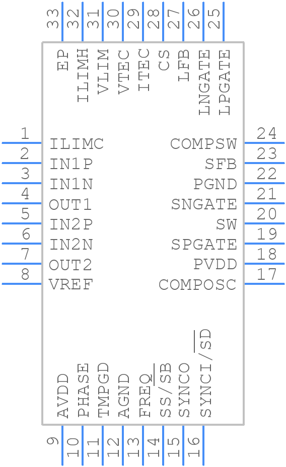 ADN8831ACPZ-REEL7 - Analog Devices - PCB symbol