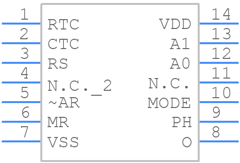 HEF4541BT - Nexperia - PCB symbol