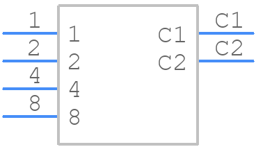 SH-7050TA - Nidec Copal - PCB symbol