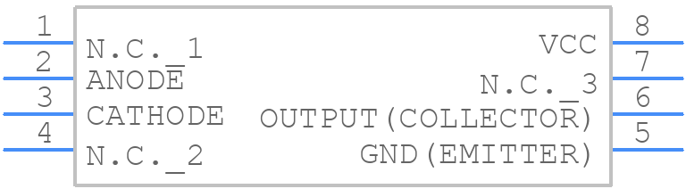 TLP2409(TP,F) - Toshiba - PCB symbol