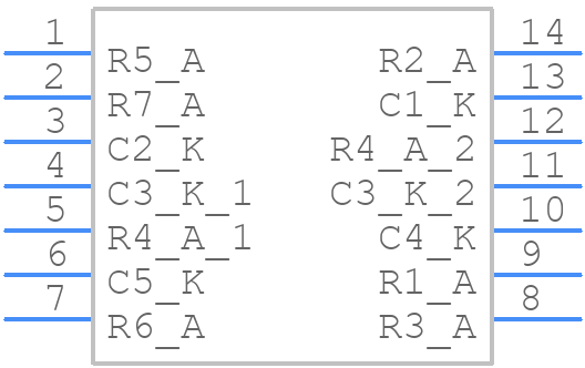 TC20-11SURKWA - Kingbright - PCB symbol