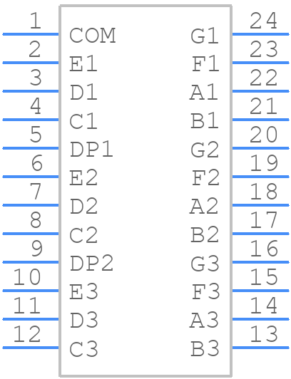 LCD-S301C31TR - Lumex - PCB symbol