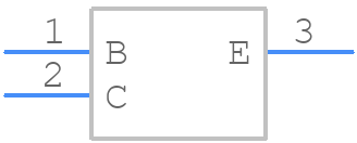 FMMT6517TA - Diodes Incorporated - PCB symbol