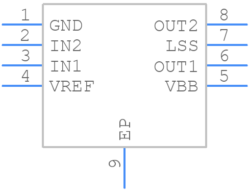 A4953ELJTR-T - Allegro Microsystems - PCB symbol