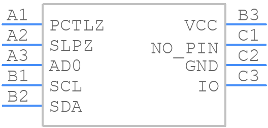 DS2482X-101+T - Analog Devices - PCB symbol