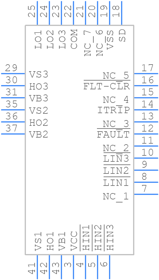 IR2131JTRPBF - Infineon - PCB symbol