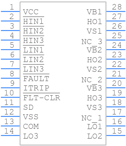 IR2131 - Infineon - PCB symbol