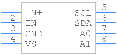 INA219BIDCNT - Texas Instruments - PCB symbol