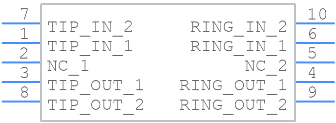 P850-G200-WH - Bourns - PCB symbol