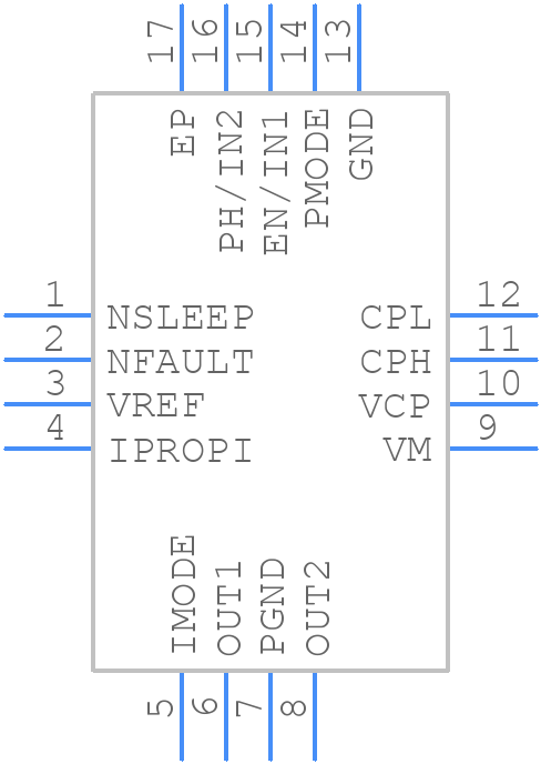 DRV8876RGTR - Texas Instruments - PCB symbol