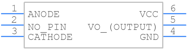 TLP2368(TPL,E - Toshiba - PCB symbol
