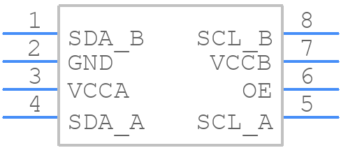 TCA9406DCTR - Texas Instruments - PCB symbol