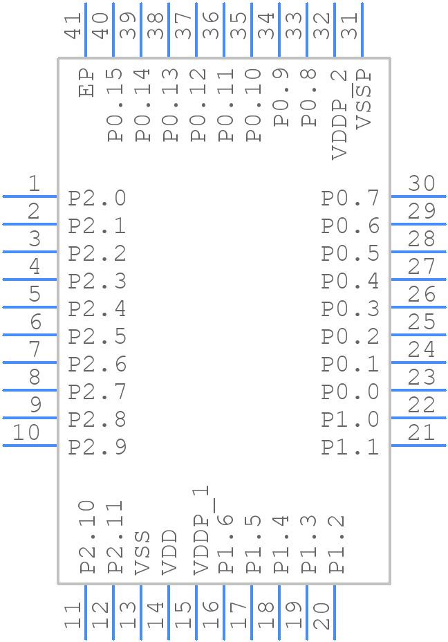 XMC1302Q040X0200ABXUMA1 - Infineon - PCB symbol